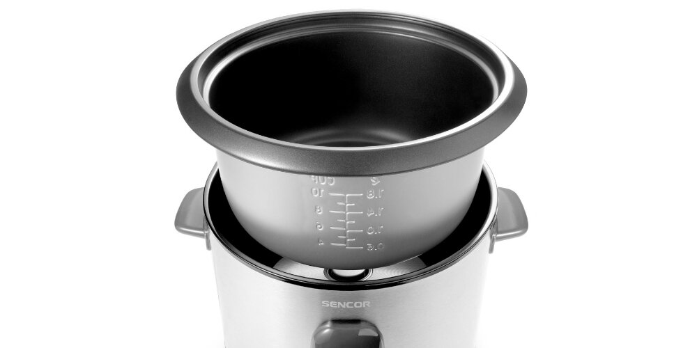 Ryżowar SENCOR SRM 1800SS pojemność ryż woda smak aromat