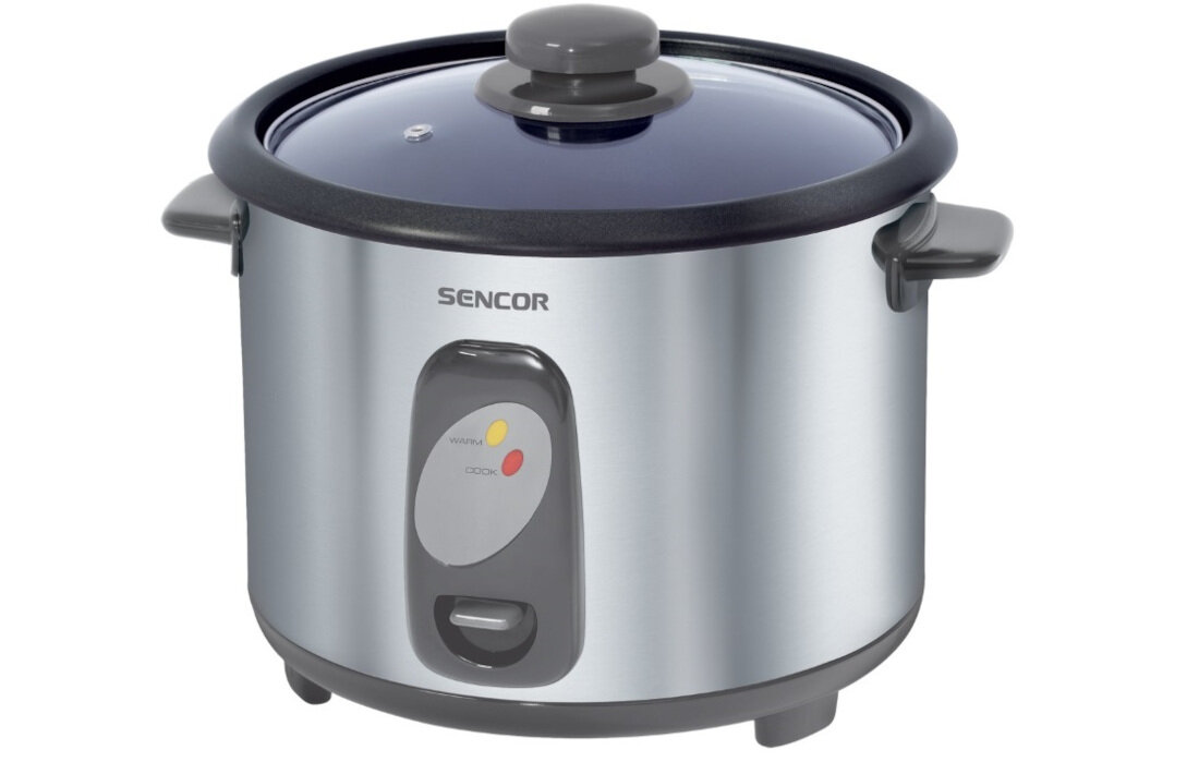 Ryżowar SENCOR SRM 1800SS Bezpieczeństwo trzystopniowy poziom ochrony automatyczne wyłączenie mechanizm zabezpieczający