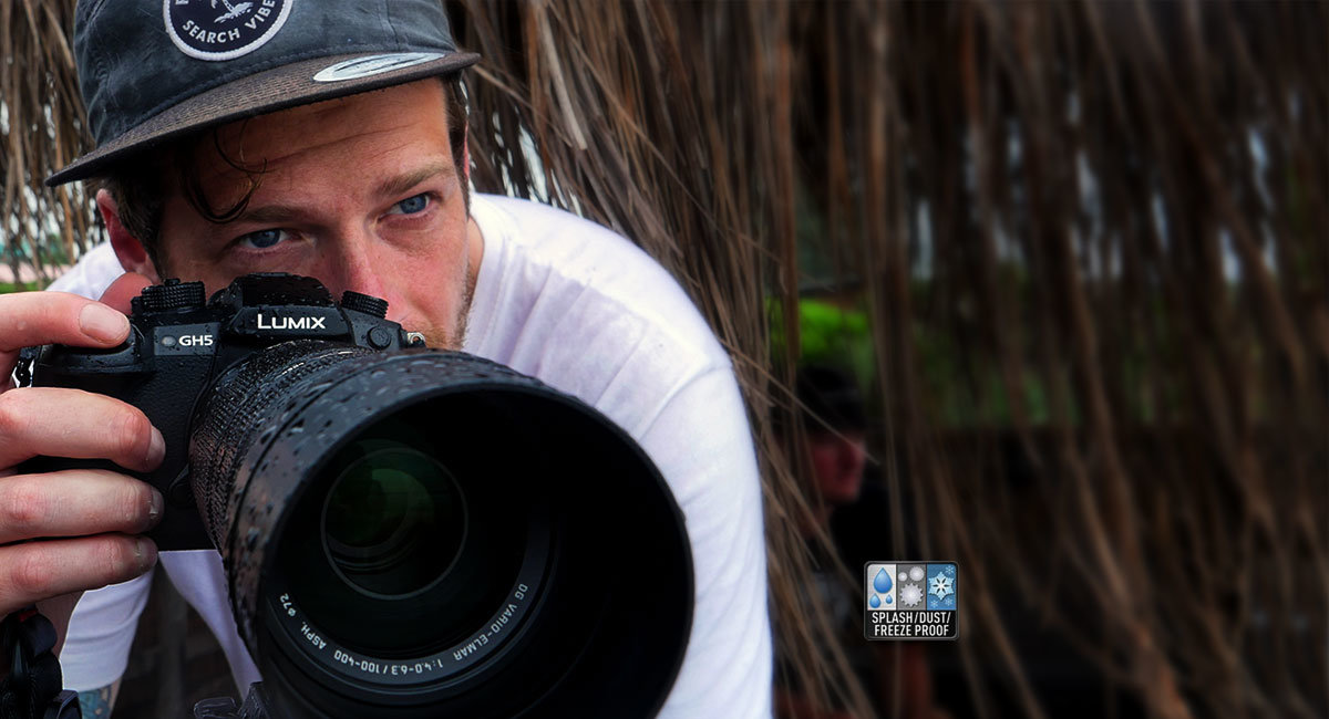 Aparat PANASONIC DC-GH5 odporność