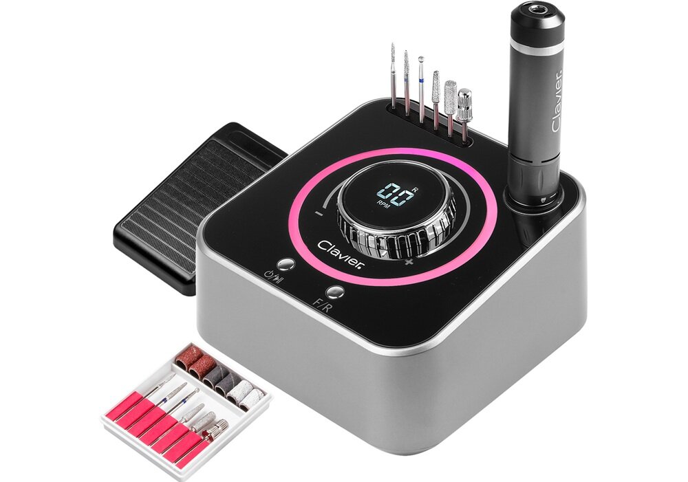 Frezarka do paznokci CLAVIER FX 1080 Szary kv początek opisu