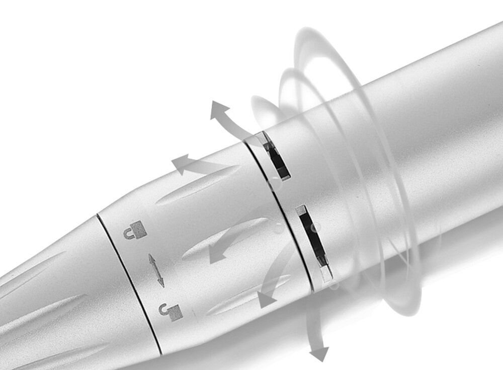 Frezarka do paznokci CLAVIER FX 1080 Szary ergonomiczna rączka, dobrze lezy w dłoni, zapobiega nagrzewaniu