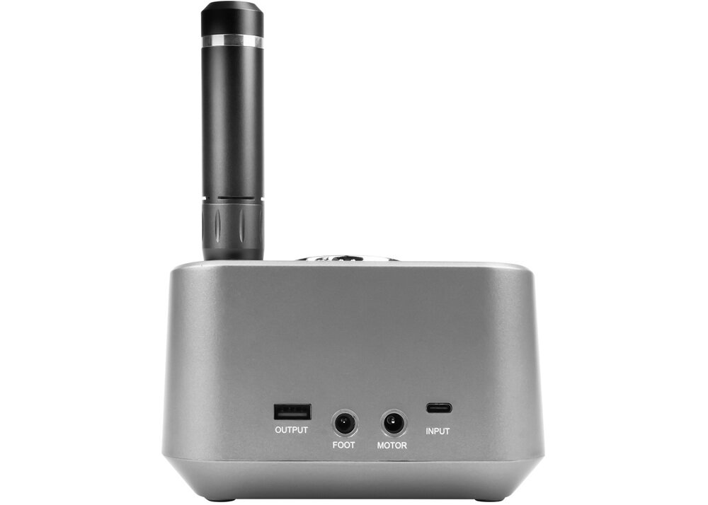 Frezarka do paznokci CLAVIER FX 1080 Szary funkcja oamięci, funkcja pauzy, kolorowe podświetlenie, 6 otworów na frezy