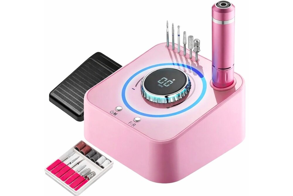 Frezarka do paznokci CLAVIER FX 1080 Różowy kv początek opisu