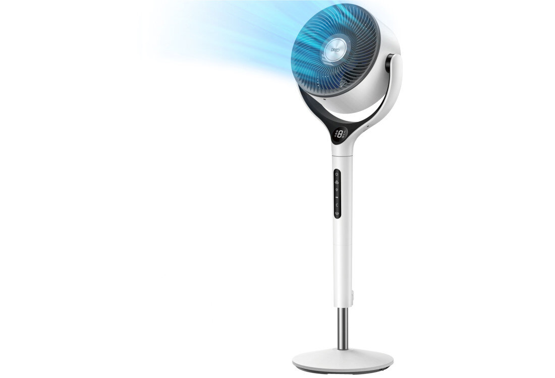 Wentylator DREO TurboPoly Fan 565S zdjęcie lifestyle Rozmaite tryby pracy 6 trybów pracy oraz 9 poziomów prędkości