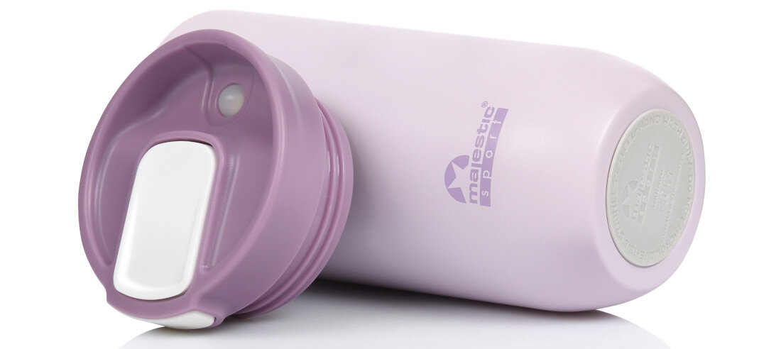 Kubek termiczny MAJESTIC SPORT Bullet Różowy 540 ml Lekka i trwała konstrukcja WAGA solidna konstrukcja