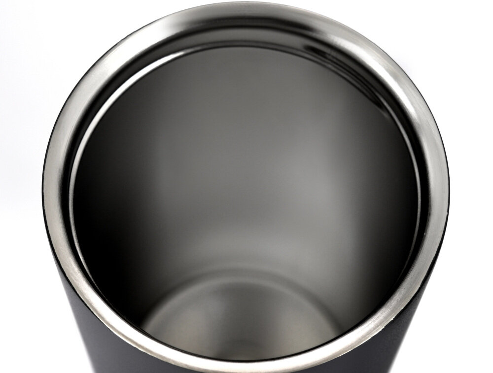 Kubek termiczny MAJESTIC SPORT Bullet Czarny 540 ml Wygodne otwieranie i picie System one-click Szeroki gwint Zaokrąglona krawędź