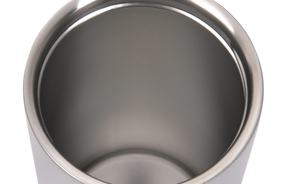 Kubek termiczny MAJESTIC SPORT Bullet Szary 540 ml Wygodne otwieranie i picie System one-click Szeroki gwint Zaokrąglona krawędź