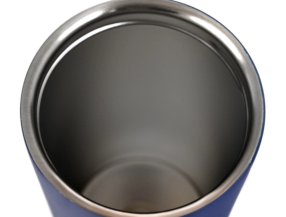 Kubek termiczny MAJESTIC SPORT Bullet Granatowy 540 ml Wygodne otwieranie i picie System one-click Szeroki gwint Zaokrąglona krawędź