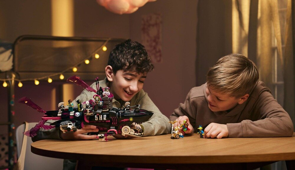 LEGO 71500 DREAMZzz Koszmarny Rekinokręt podwodny elementy opis konstrukcji wiek
 