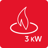 Duży palnik 3&nbsp;kW