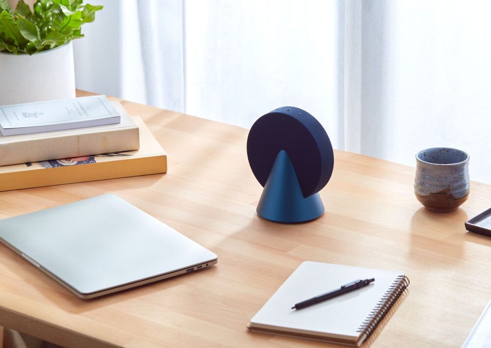 Głośnik LEXON Conic Bluetooth, obudowa, waga, głośnik stojący na biurku