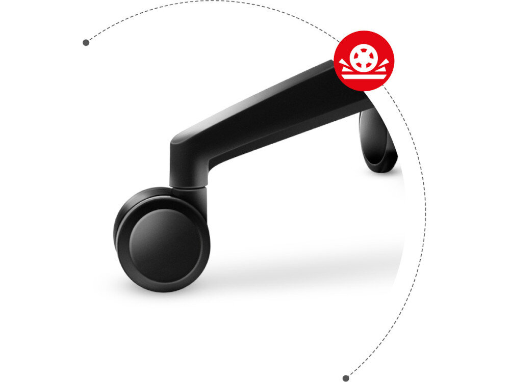 Fotel HUZARO Combat 7.0 Czarny udźwig koła przesuwanie siłownik