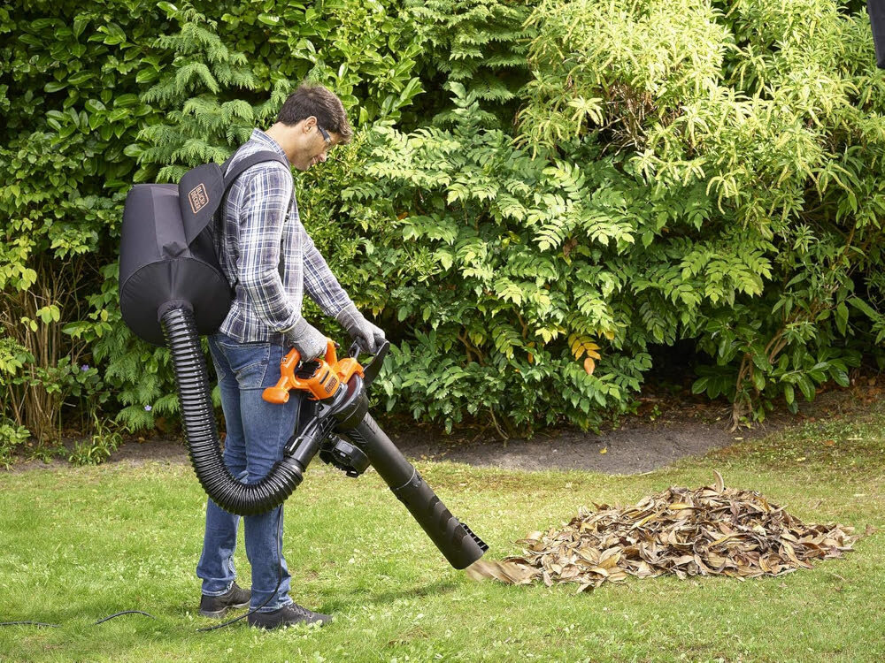 Odkurzacz do liści BLACK&DECKER BEBLV290 porzadki sprzatanie wydajnosc