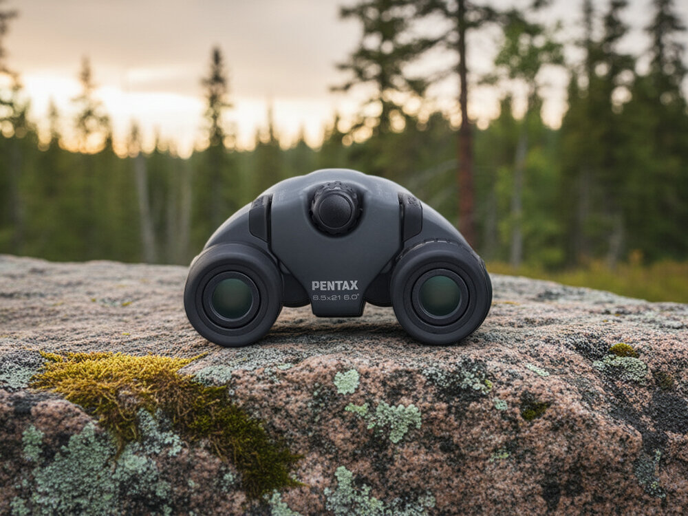 Lornetka PENTAX Papillo II 8.5 x 21 długi odstęp oka 15 mm regulacja 56-75 mm