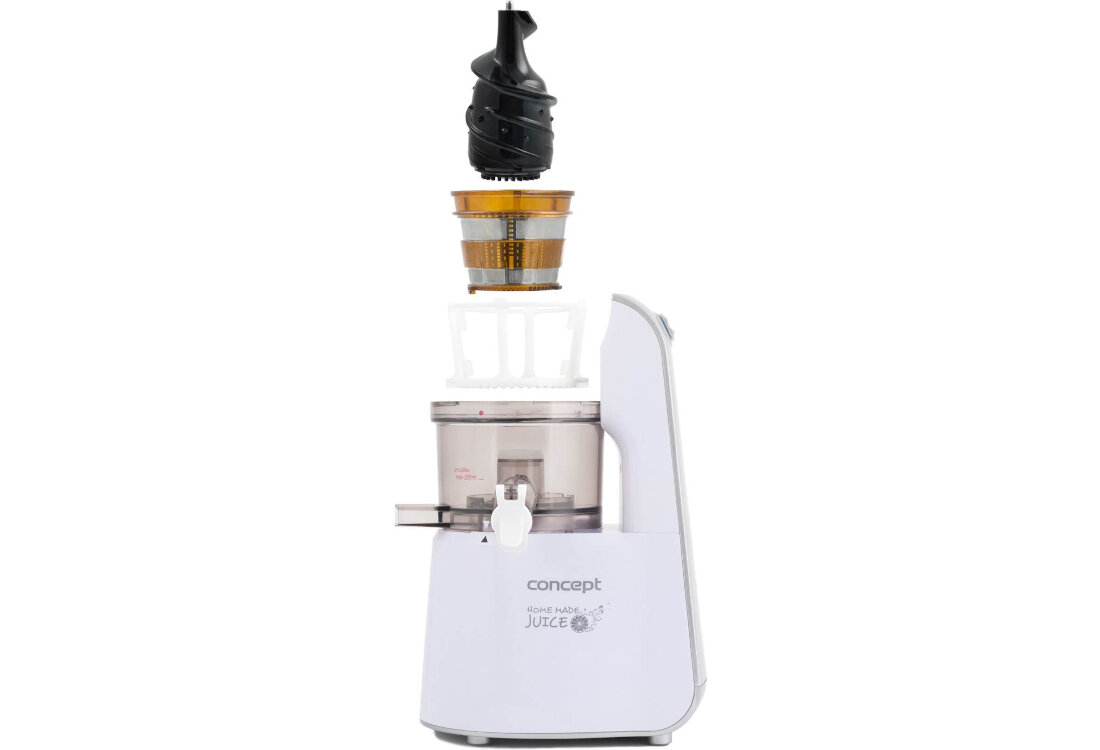 Wyciskarka wolnoobrotowa CONCEPT LO-7066 Home Made Juice System ANTI DRIP sposób czystość wymiana pojemnika