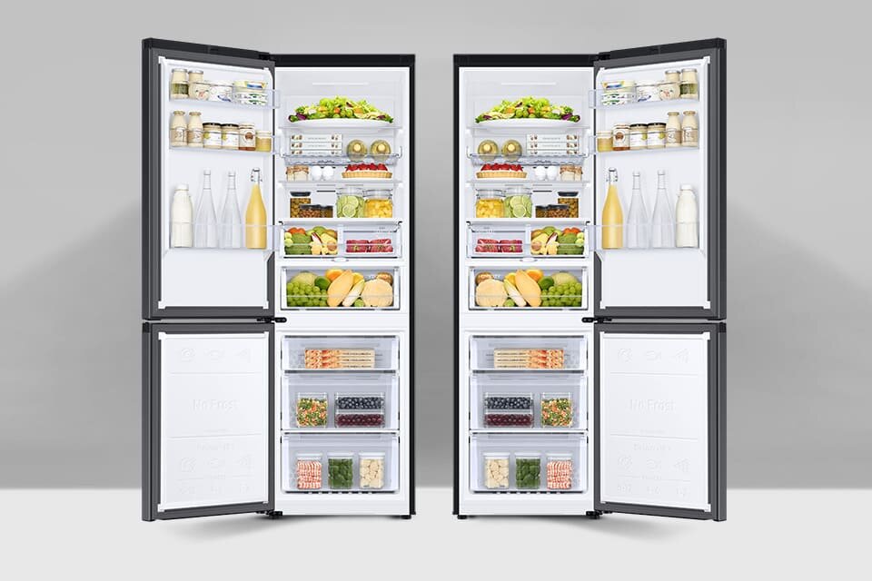 Przekładane drzwi pozwalają dopasować lodówkę do układu kuchni Przekładane drzwi pozwalają dopasować lodówkę do układu kuchni