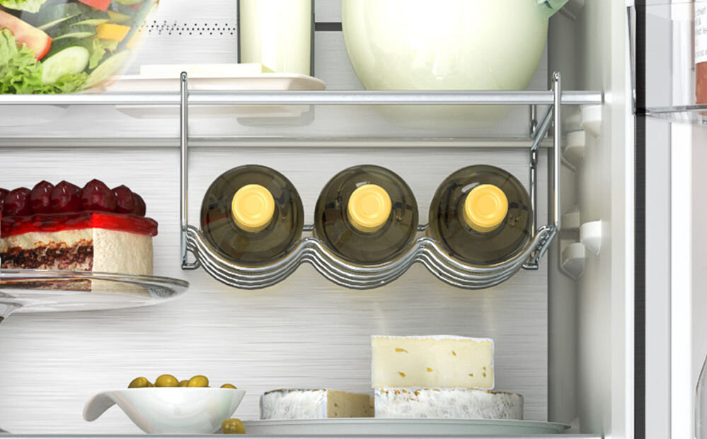 Lodówka HISENSE RF632N4GBE1 No Frost 200cm Czarne szkło półki szkło hartowane półka na wino