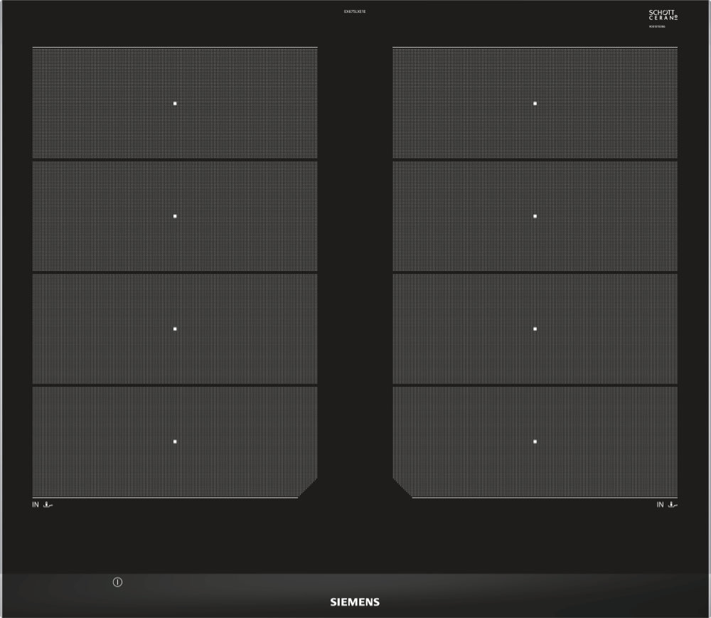 Płyta indukcyjna SIEMENS EX675LXE3E - Wygląd Ogólny