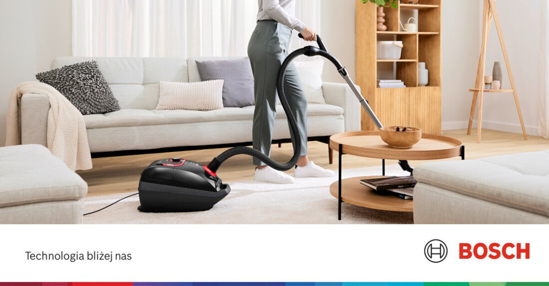Odkurzacz BOSCH Serie 8 ProPower BGL8POW3A wygląd design tło prezentacja wizualizacja Czystość bez kompromisów