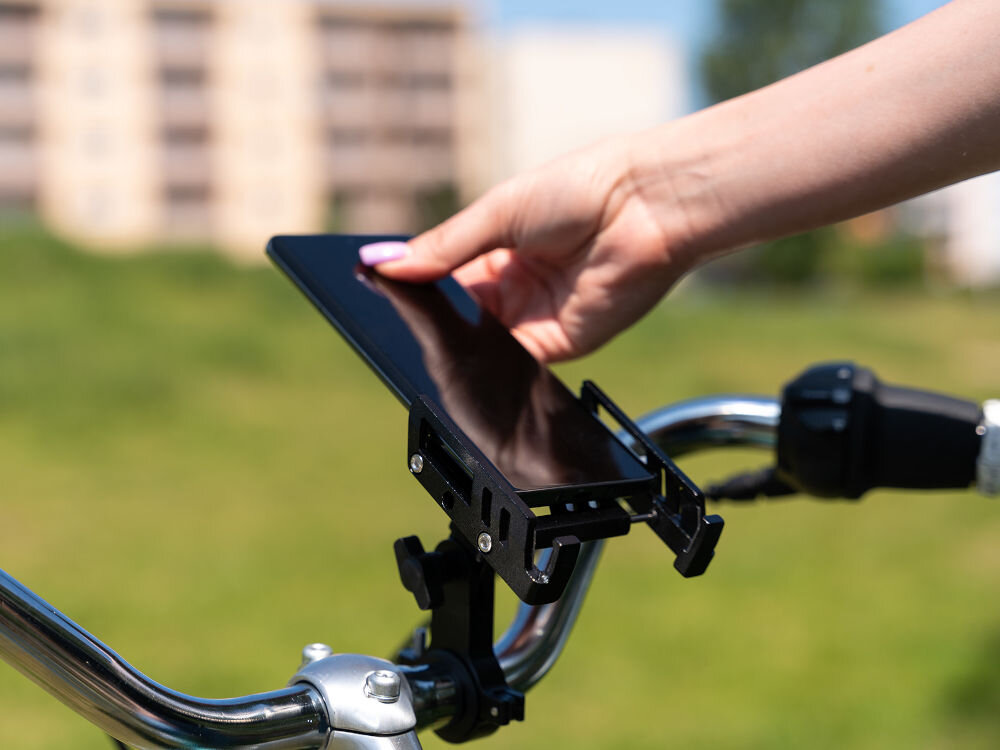 UCHWYT ROWEROWY VÖGEL METALOWY SKRĘCANY VUC601 obrotowa głowica aluminium amortyzacja