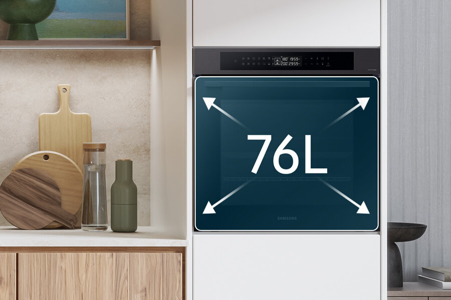 Pojemność - Media Expert - Samsung piekarnik Dual Cook NV7B4220ZAB