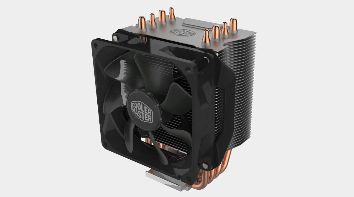 Chłodzenie CPU COOLER MASTER Hyper H412R Wentylator 92mm PWM regulacja prędkości obrotowej