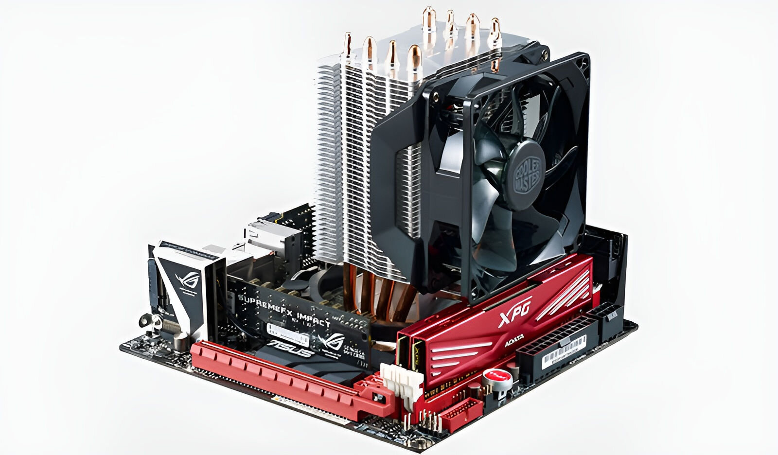 Chłodzenie CPU COOLER MASTER Hyper H412R intuicyjny design szybki i łatwy montaż bezproblemowa obsługa