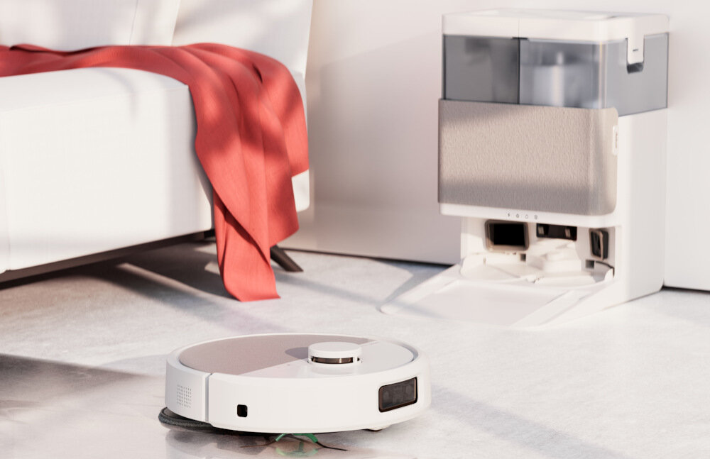 Robot sprzątający IROBOT Roomba Plus 505 Autowash Biały Pełna kontrola w aplikacji Aplikacja Ustawienia ssania harmonogram pracy przejazdy w strefach wymagających większej uwagi