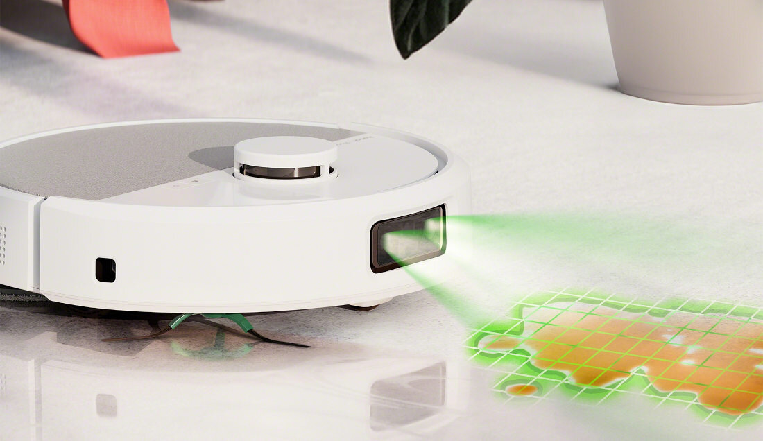 Robot sprzątający IROBOT Roomba Plus 505 Autowash Biały identyfikacja zabrudzeń Technologia Dirt Detect™ lekkie zanieczyszczenia uporczywe plamy