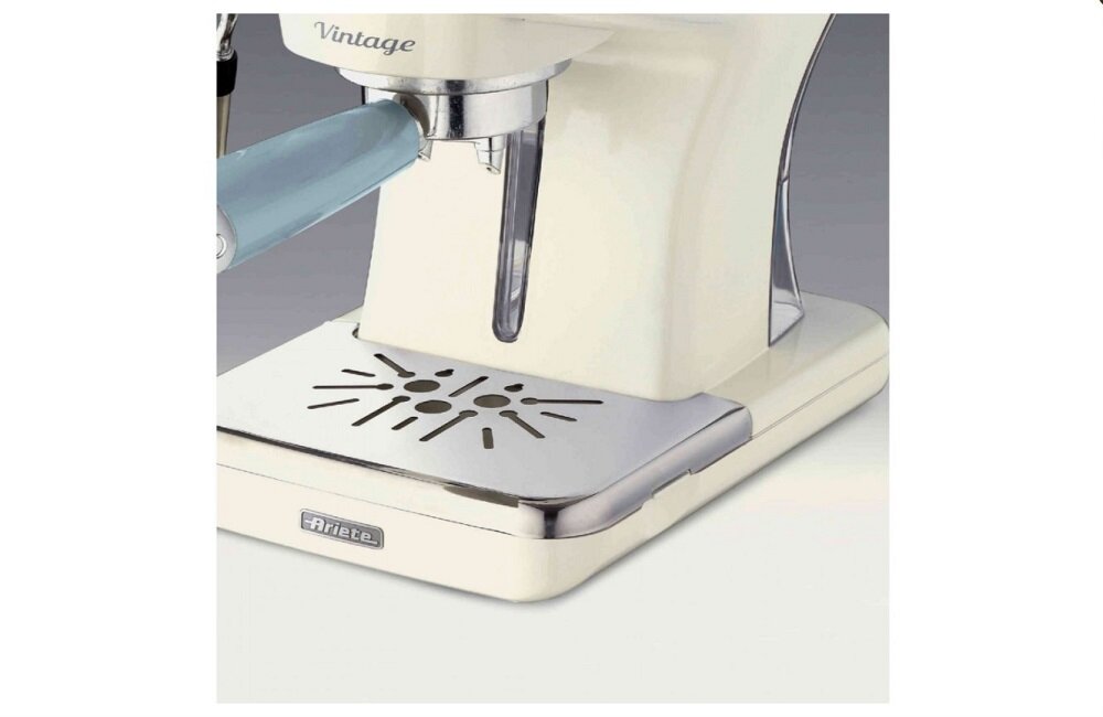 Ekspres ARIETE Vintage 138915 ekspres kolbowy ergonomiczny antypoślizgowe nóżki automatyczne wyłączenie