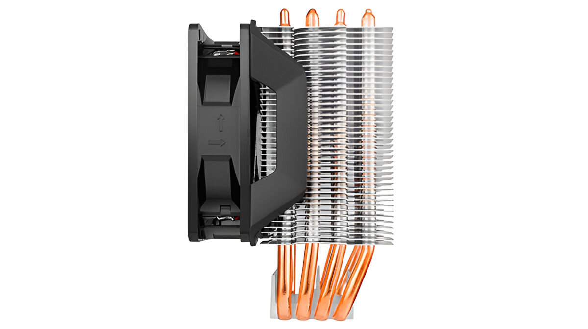 Chłodzenie CPU COOLER MASTER Hyper H411R 4 rurki cieplne technologia Direct Concact specjalny design żeberek