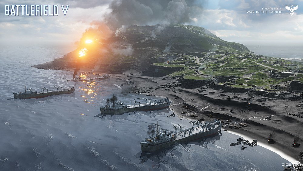 Battlefield V EA Gra rozdział v 5 pacyfik