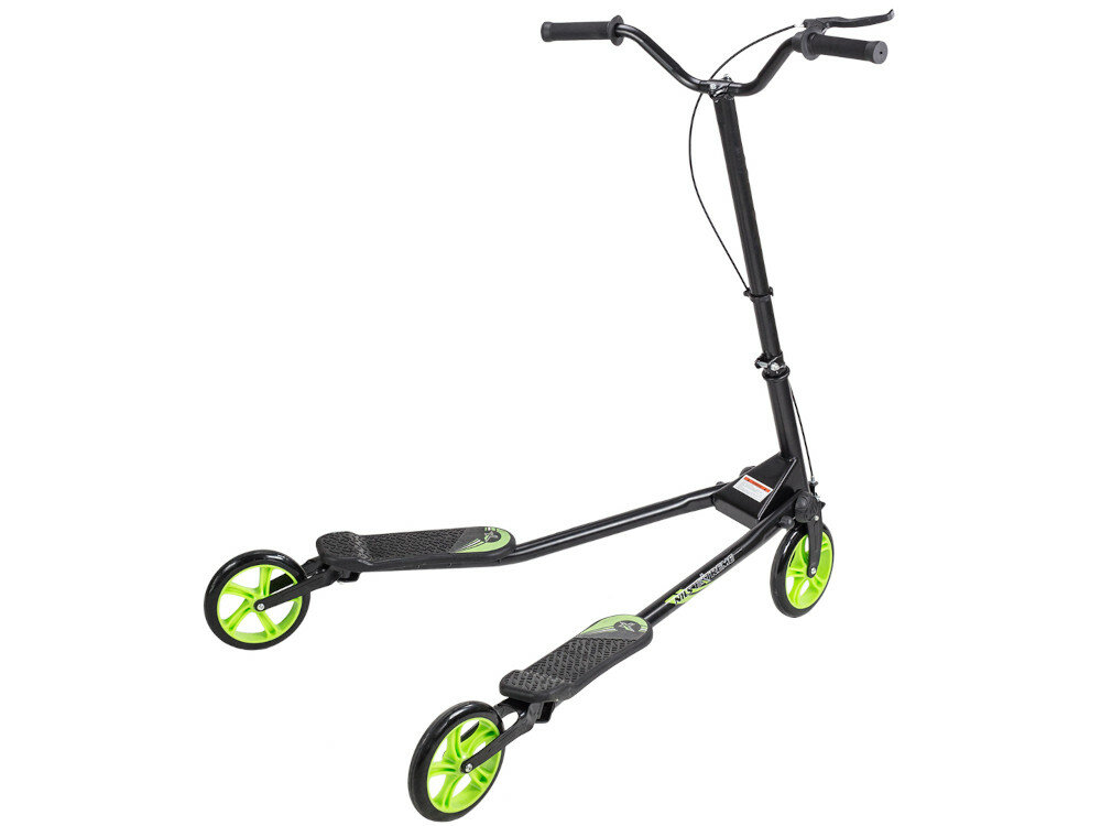 Hulajnoga NILS EXTREME FL180 Fliker konstrukcja 3 kola stabilnosc