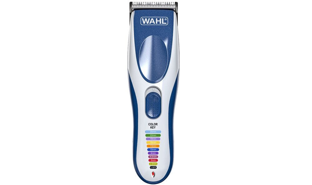 Strzyżarka WAHL Color Pro Cordless 9649-016 1.5-25 mm maszynka przeodem na białym tle, strzyżenie całej rodziny, oszczędność czasu