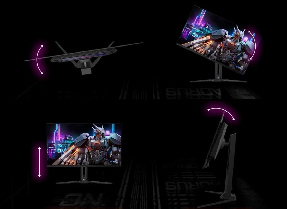 Monitor GIGABYTE Aorus FO32U2P - Stojak 