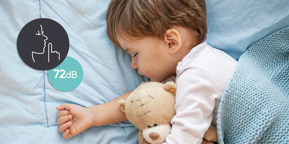 Pralka CANDY AI ProWash 700 BS 410B10-S Wyjątkowo cicha AI Silent Motion mniejsze wibranie praca w nocy 72 dB