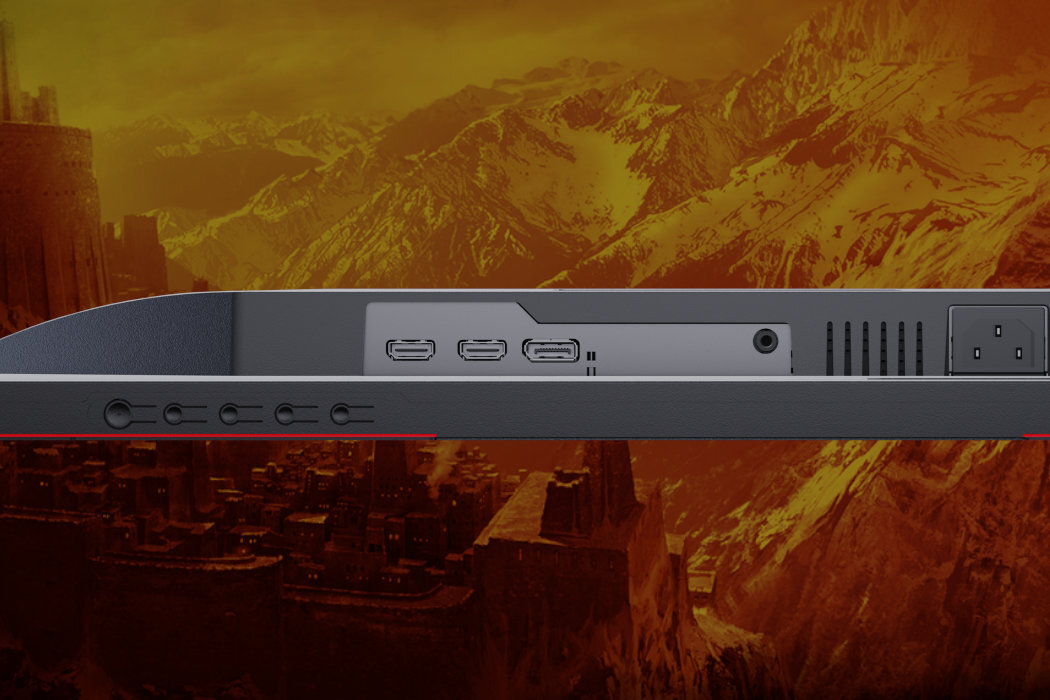 Monitor AOC 24G2ZE - złącza 