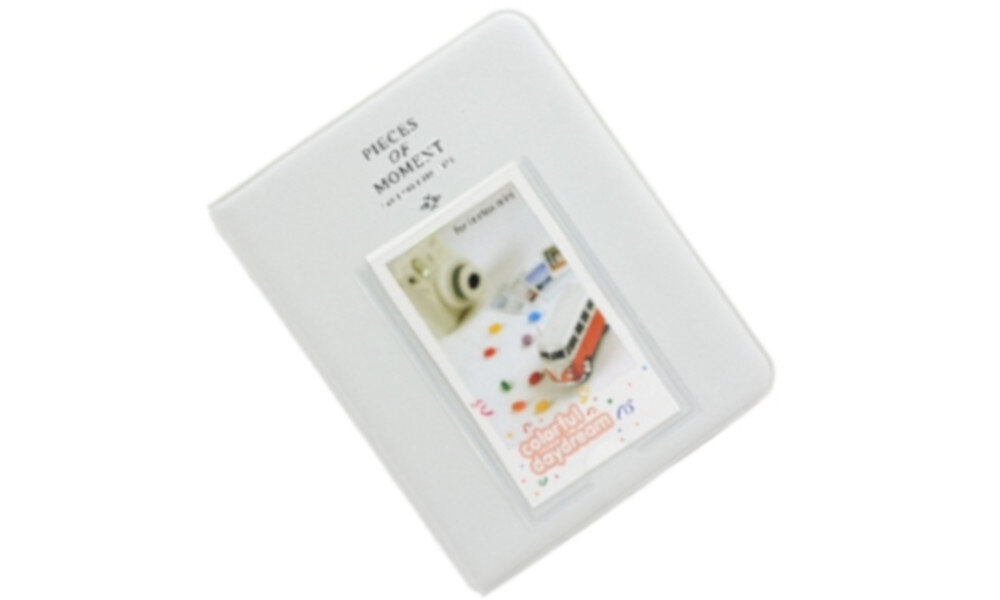 Zestaw akcesoriow LOVEINSTANT 8w1 do FUJIFILM Instax Mini 11 Przezroczysty Rumianki album w sztywnej oprawie