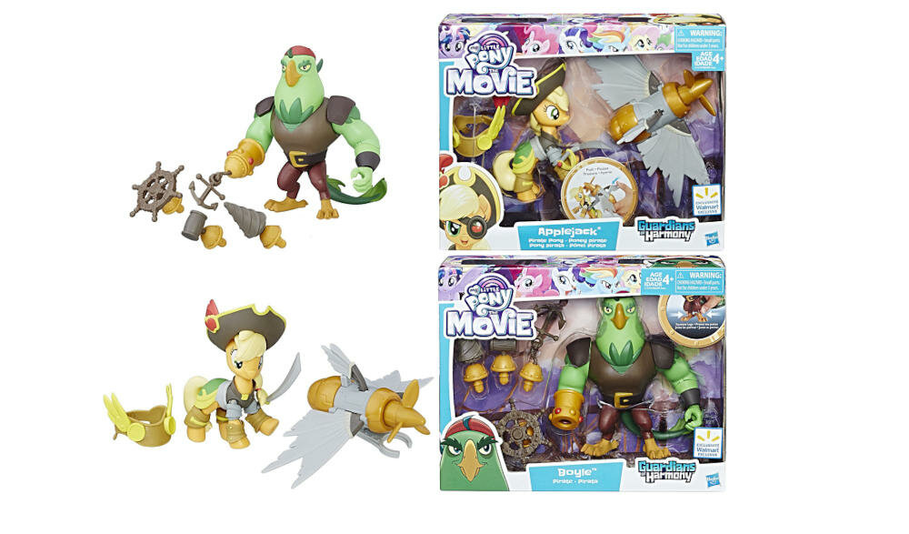 HASBRO-MY-LITTLE-PONY losowa figurka pirackie akcesoria instrukcja karta gwarancyjna
