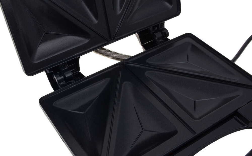 Opiekacz SATURN ST-EC1082 Czarny mozliwosci funkcje opcje uzytkowanie moc przygotowanie sniadnie przekaski kolacka wysoka jakosc plytki nie przywierajace