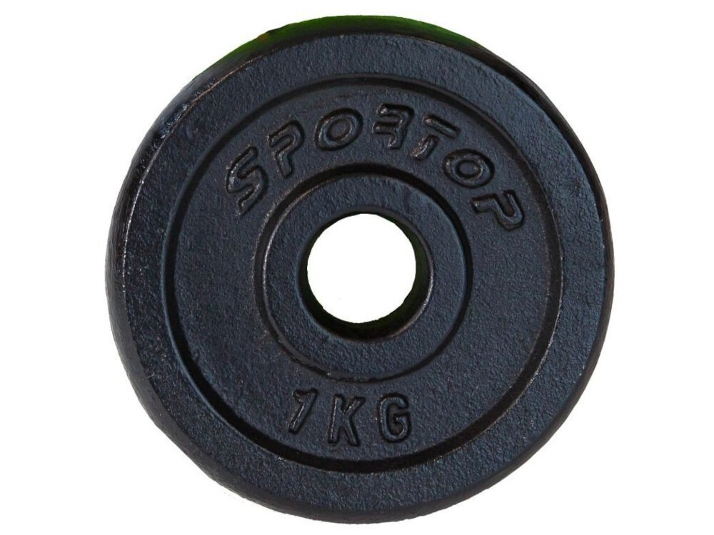 Obciążenie SPORTOP Fi26 (1 kg) renomowanej marki poprawi sylwetkę zdrowie wymarzony 6-cio pak zbuduje masę mięśniową poprawi kondycję do użytku domowego profesjonalne siłownie