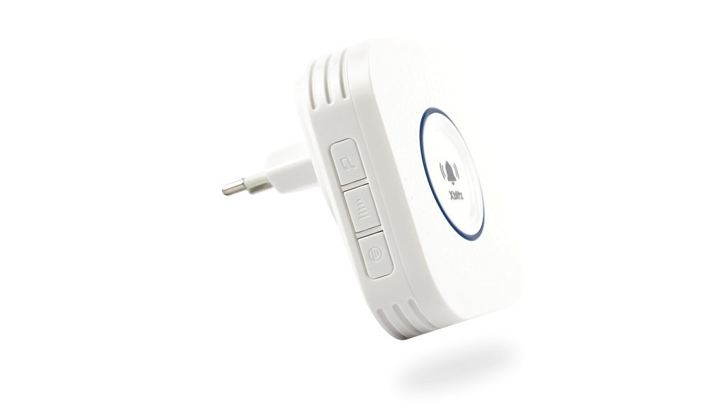 Dzwonek Xblitz kinetic vibe ps sygnał 100 metrów 50 metrów parowanie wielu odbiorników wbudowane 58 melodii dzwonków