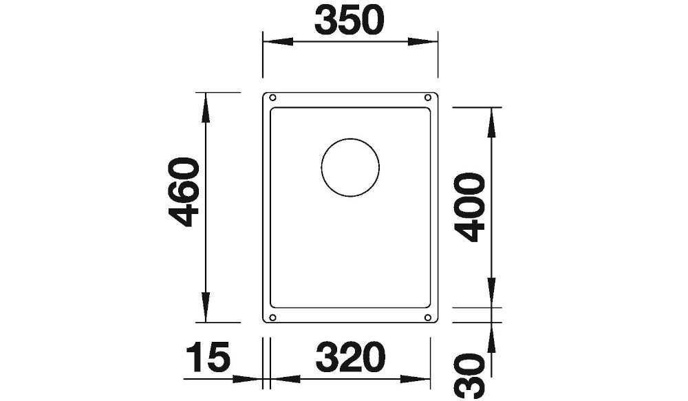 BLANCO zlewozmywak wymiary głębokość