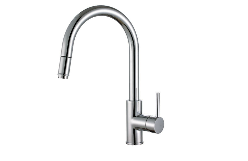 ALVEUS Delos 2090500 obrotowa wylewka bateria kuchenna stojąca nowoczesny styl kuchnia jednodźwigniowa