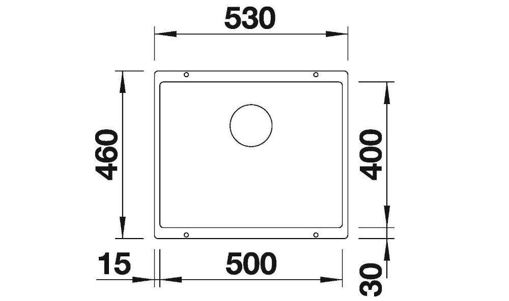 BLANCO zlewozmywak wymiary głębokość