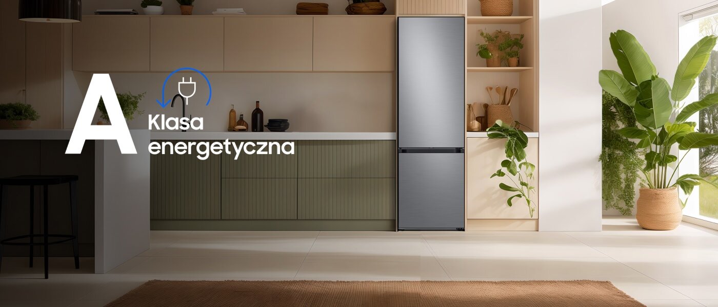 Lodówka z dolnym zamrażalnikiem w klasie energetycznej A dostępna w Media Expert
