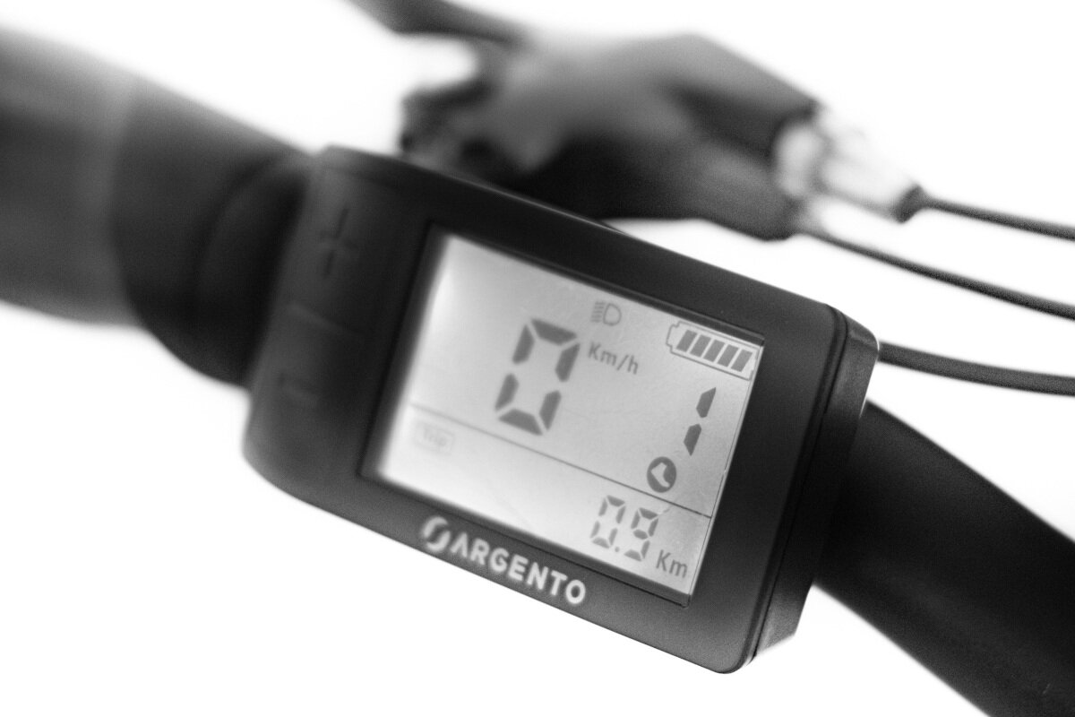 Rower elektryczny ARGENTO Piuma-S Plus U16 20 cali Czarny
