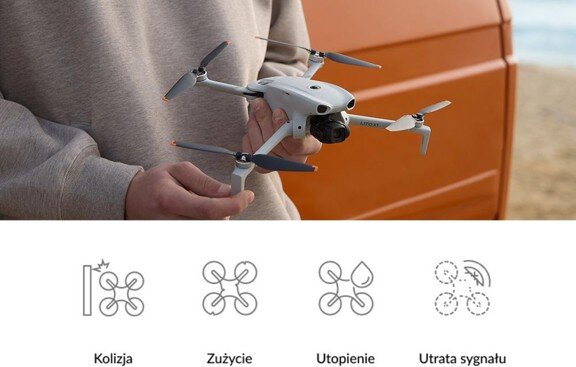 Osoba trzymająca drona DJI Lito 1 w dłoniach.