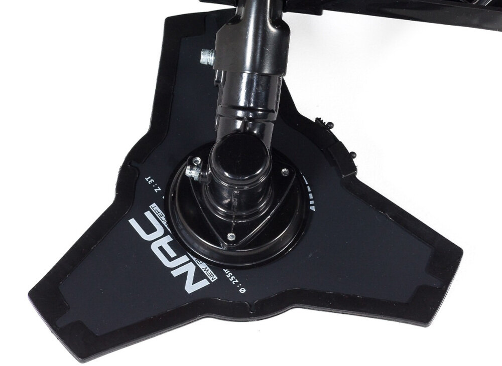 Czarna tarcza tnąca z logo \'NAC\' i oznaczeniami \'22.3T\' oraz \'0.355\'.