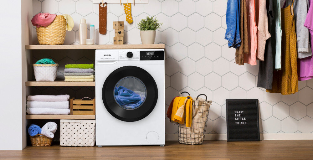 Pralka GORENJE W2TNHPI84AS PL Higienicznie czyste ubrania pralka pojemność 8 kg Extra Hygiene programy parowe blokada dzieci ochrona bezpieczeństwo pranie szybkie usuwanie plam